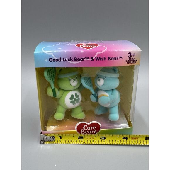 Lot Of 3 Packs Of Care Bears Flocked Collectible Care Bear Figures Set New - Picture 5 of 12